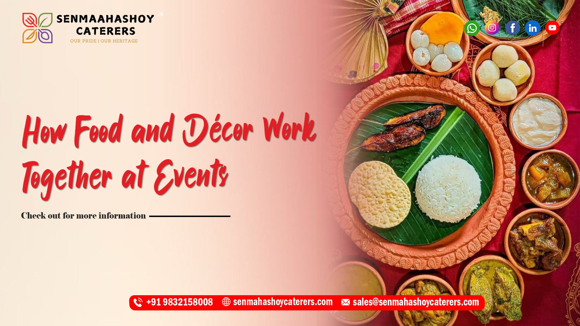 Food & DÃ©cor Harmony at Events Kolkata